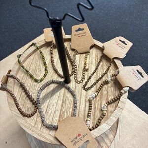 Handcrafted bracelets from vintage necklaces. $10 each